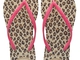 Havaianas Slim Animals Fluo - oncinha