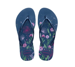 Chinelo Havaianas Slim Organic - Azul Comfy